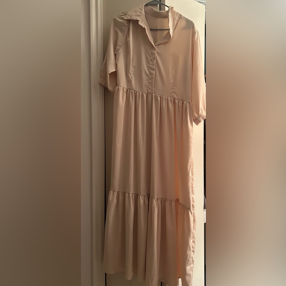 Beige XL Maxi Dress